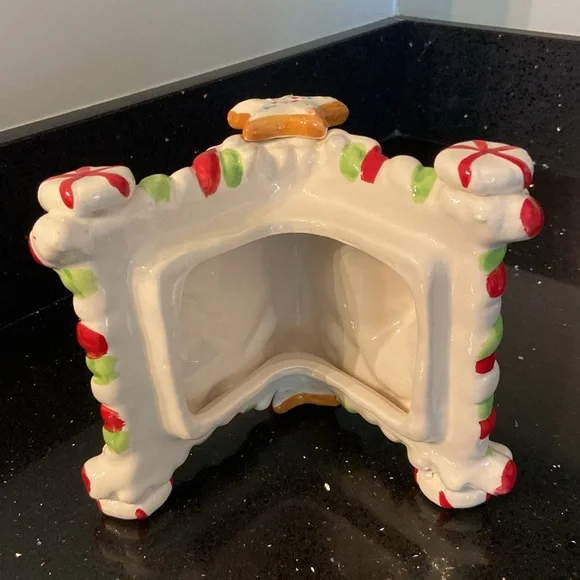 SOLD Gingerbread Treats Ceramic Cookie Jar Christmas Holiday Cracker Barrel - Picture 14 of 16